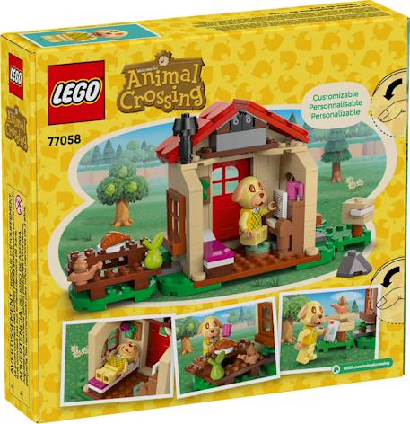 Lego animal crossing - la maison douillette de mirza - 77058 Multicolore 2 - vertbaudet enfant 