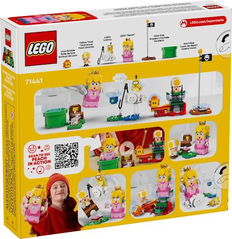 Lego super mario - les aventures de lego peach interactive - 71441 Multicolore 2 - vertbaudet enfant 