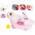 Baby coralie – baignoire avec fonctions mousse, sons et lumière Rose 2 - vertbaudet enfant 