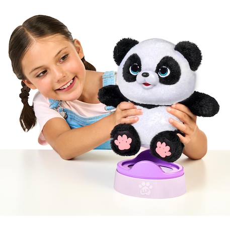 Little live pets mon bébé panda chuchu interactif Blanc et noir 5 - vertbaudet enfant 
