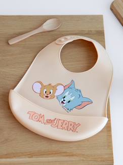 Puériculture-Repas-Bavoir bébé en silicone Tom et Jerry Looney Tunes 