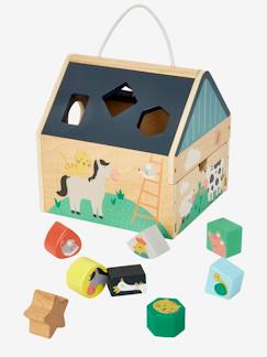 Idées cadeaux bébés et enfants-Jouet-Premier âge-Maison des formes en bois FSC®