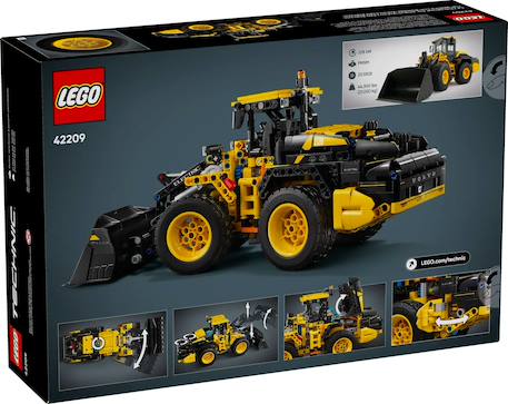 Lego technic - la chargeuse sur pneus volvo l120 electric - 42209 Multicolore 6 - vertbaudet enfant 