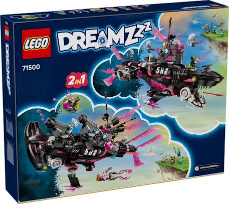 Lego dreamzzz - le sous-marin requin des cauchemars - 71500 Multicolore 2 - vertbaudet enfant 