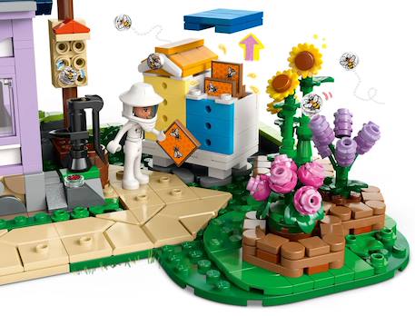 Lego friends - la maison des apiculteurs et le jardin fleuri - 42669 Multicolore 4 - vertbaudet enfant 