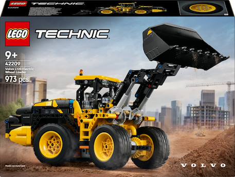 Lego technic - la chargeuse sur pneus volvo l120 electric - 42209 Multicolore 1 - vertbaudet enfant 