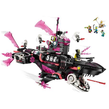 Lego dreamzzz - le sous-marin requin des cauchemars - 71500 Multicolore 5 - vertbaudet enfant 