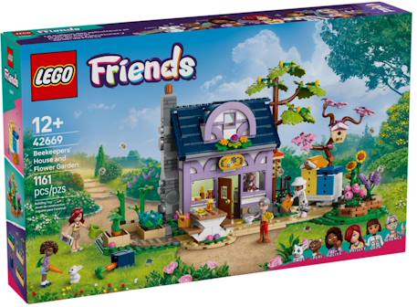 Lego friends - la maison des apiculteurs et le jardin fleuri - 42669 Multicolore 1 - vertbaudet enfant 
