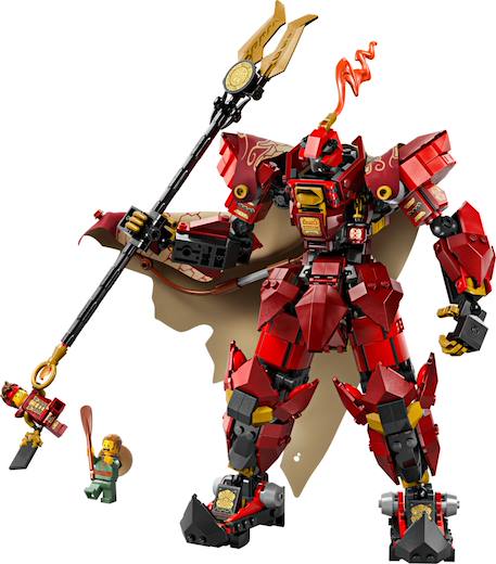 Lego ninjago - le robot du chevalier de feu - 71846 Multicolore 3 - vertbaudet enfant 
