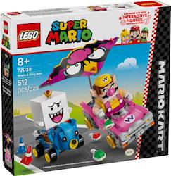 Jouet-Jeux d'imagination-Lego super mario - mario kart - wario et roi boo - 72038