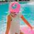 Bonnet de bain sirène Rose 2 - vertbaudet enfant 