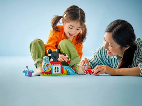 Lego duplo - la maison et la voiture de mickey - 10454 Multicolore 3 - vertbaudet enfant 