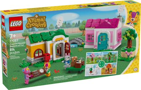 Lego animal crossing - les maisons créatives : au gré des saisons - 77057 Multicolore 1 - vertbaudet enfant 
