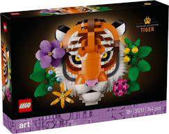 Jouet-Jeux d'imagination-Lego art - la collection faune - le tigre - 31217