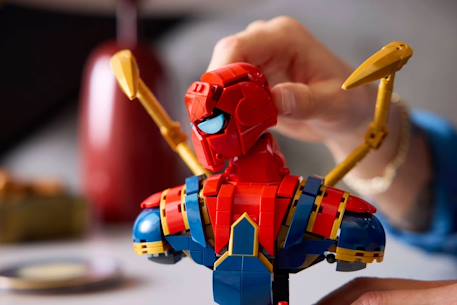 Lego marvel - buste d'iron spider-man - 76326 Multicolore 6 - vertbaudet enfant 