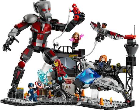 Lego marvel - le combat de captain america : civil war - 76314 Multicolore 3 - vertbaudet enfant 