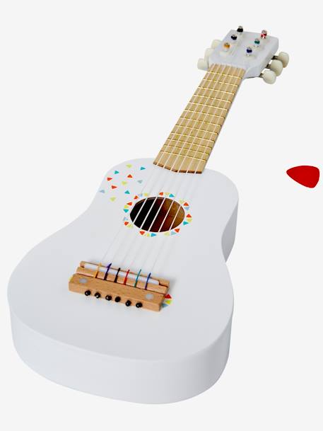 Guitare en bois FSC® blanc 3 - vertbaudet enfant 
