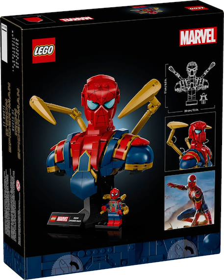 Lego marvel - buste d'iron spider-man - 76326 Multicolore 2 - vertbaudet enfant 
