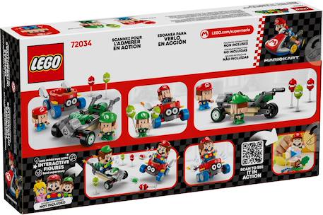Lego super mario - mario kart - bébé mario contre bébé luigi - 72034 Multicolore 2 - vertbaudet enfant 