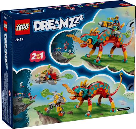 Lego dreamzzz - le caméléon cracheur de feu de mateo - 71492 Multicolore 2 - vertbaudet enfant 