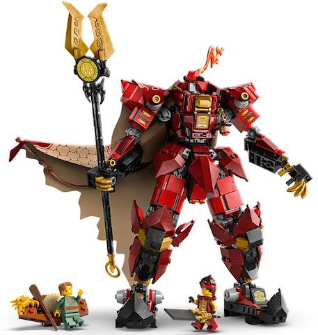 Lego ninjago - le robot du chevalier de feu - 71846 Multicolore 4 - vertbaudet enfant 
