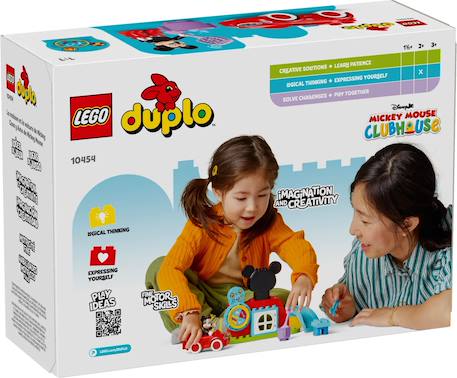Lego duplo - la maison et la voiture de mickey - 10454 Multicolore 1 - vertbaudet enfant 
