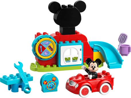 Lego duplo - la maison et la voiture de mickey - 10454 Multicolore 2 - vertbaudet enfant 