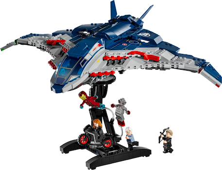 Lego marvel - le quinjet d'avengers : l'ère d'ultron - 76325 Multicolore 2 - vertbaudet enfant 
