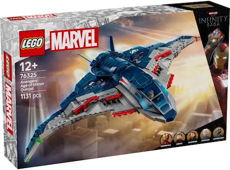 Lego marvel - le quinjet d'avengers : l'ère d'ultron - 76325 Multicolore 1 - vertbaudet enfant 