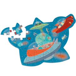 Jouet-Jeux éducatifs-Puzzles-Contour puzzle - espace 31 pièces