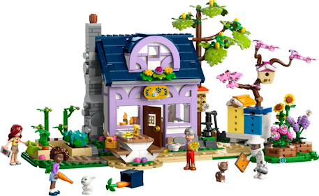 Lego friends - la maison des apiculteurs et le jardin fleuri - 42669 Multicolore 3 - vertbaudet enfant 