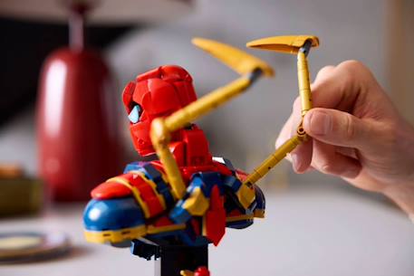 Lego marvel - buste d'iron spider-man - 76326 Multicolore 5 - vertbaudet enfant 