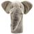 Marionnette animal jumbo - éléphant Grey 2 - vertbaudet enfant 