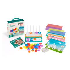 Jouet-Abacolor translucide - compter et trier - jouet éducatif pour enfants