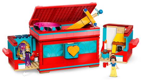 Lego disney - la boîte à bijoux de blanche-neige - 43276 Multicolore 4 - vertbaudet enfant 
