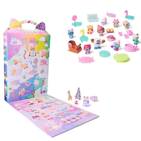 Calendrier de l'avent gabby et la maison magique Rose 2 - vertbaudet enfant 