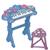 Piano électronique stitch avec siege et microphone Bleu 1 - vertbaudet enfant 