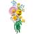 Lego botanicals collection - petit bouquet ensoleillé - 10347 Multicolore 2 - vertbaudet enfant 