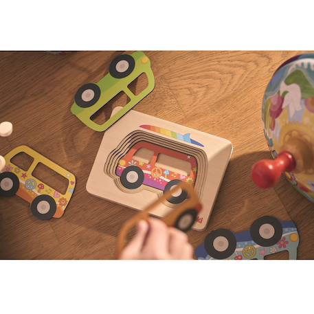 Puzzle à couches van Bleu 3 - vertbaudet enfant 