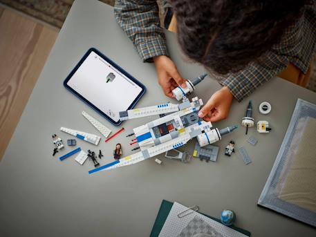 Lego star wars - le chasseur stellaire u-wing de l'alliance rebelle - 75399 Multicolore 6 - vertbaudet enfant 