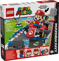 Jouet-Jeux d'imagination-Lego super mario - mario kart - lego mario interactif et kart standard - 72043