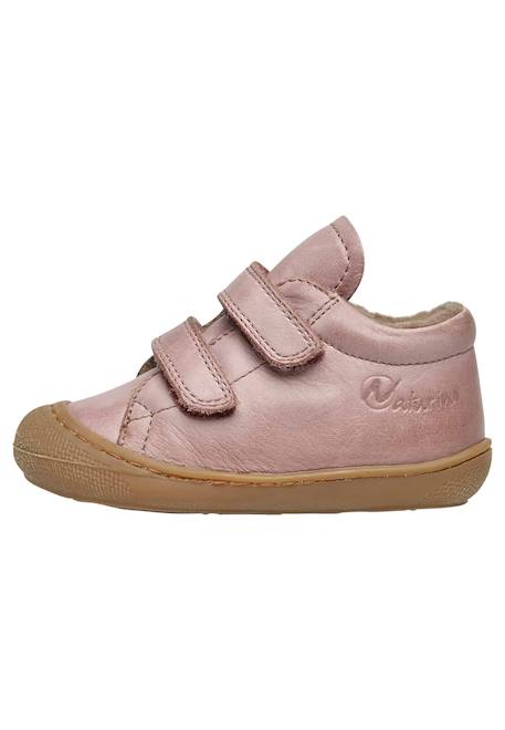 Chaussures en cuir doublés en laine cocoon vl Anthracite-+Bleu foncé-+Cognac-+Gris tourterelle-+Rose antique- 23 - vertbaudet enfant 