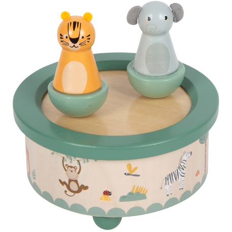 Boîte à musique safari Beige 1 - vertbaudet enfant 
