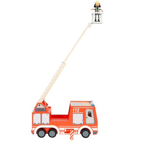 Camion de pompiers rouge Rouge 3 - vertbaudet enfant 