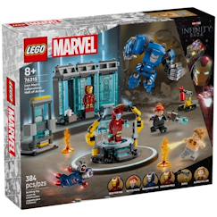 Jouet-Jeux d'imagination-Lego marvel - le laboratoire d'iron man : la salle des armures - 76315
