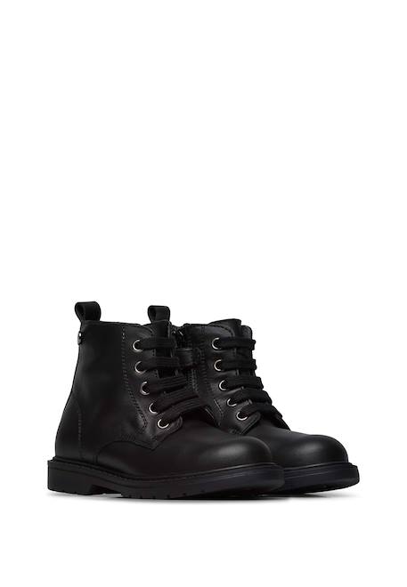 Bottines en cuir barnett 2 Noir- 2 - vertbaudet enfant 