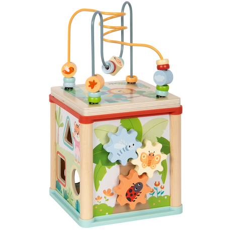 Cube de motricité jungle friends Beige 4 - vertbaudet enfant 