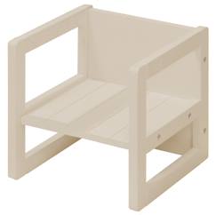 Chambre et rangement-Chaise réversible en bois - tabouret évolutif 3 en 1