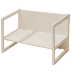 Chambre et rangement-Table convertible en banc évolutif à 2 hauteurs d'assise