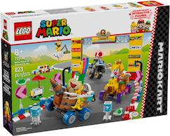 Jouet-Jeux d'imagination-Lego super mario - mario kart - bébé peach et ensemble de grand prix - 72036
